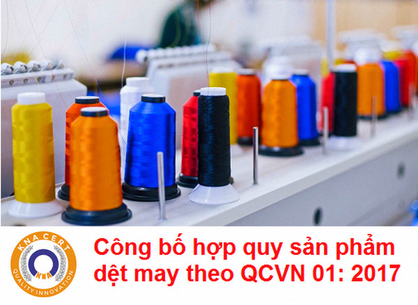  Textile certification of conformity under QCVN01/2017