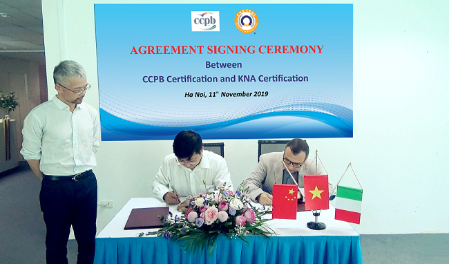 lễ kí kết thỏa thuận hợp tác với ccpb 