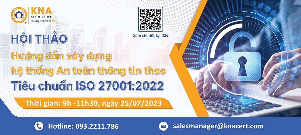 banner hội thảo iso 27001:2022