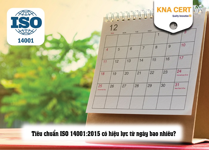 chứng chỉ iso 14001 có thời hạn bao lâu