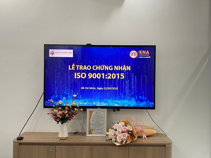 chứng nhận ISO 9001:2015 cho công ty tnhh trường sơn thịnh
