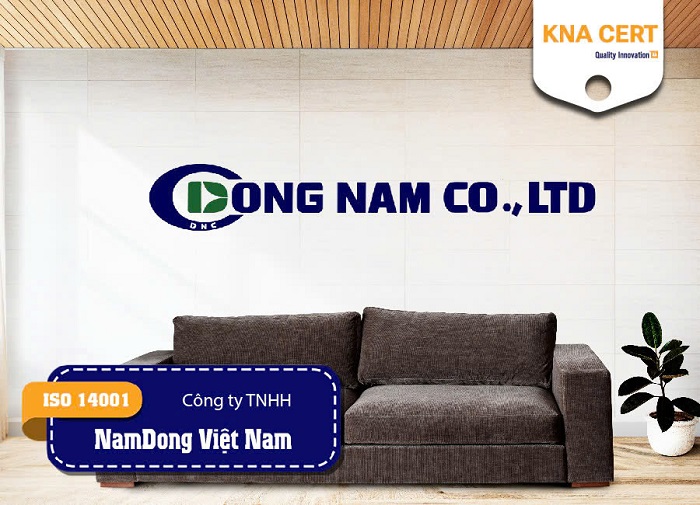 chứng nhận iso 9001 cho công ty namdong việt nam