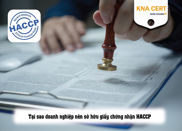 cơ quan cấp giấy chứng nhận haccp