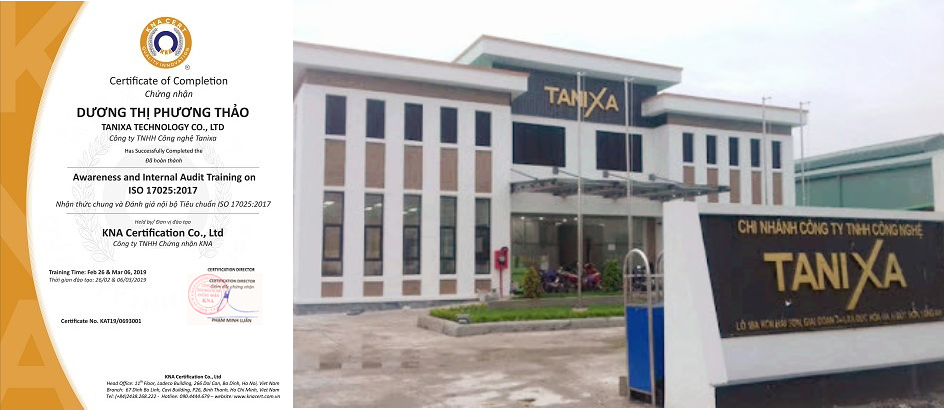 Chi nhánh Công ty TNHH Công nghệ Tanixa - Nhà máy sản xuất