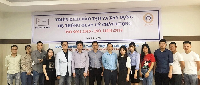 Đào tạo Tích hợp ISO 9001 và ISO 14001 cho Công ty TNHH DM VINA