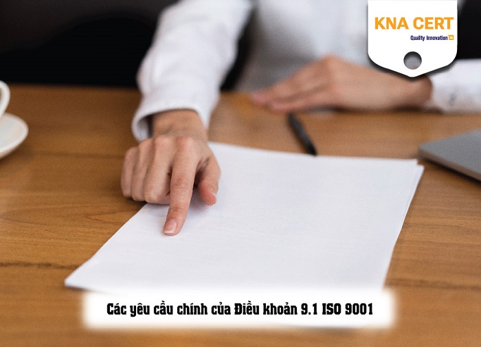 điều khoản 9.1 trong ISO 9001