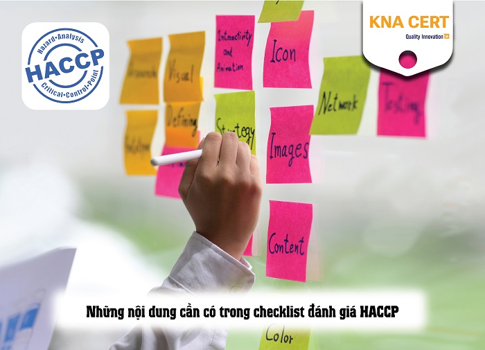 haccp checklist là gì 