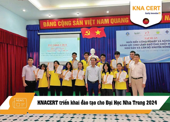 KNACERT triển khai 2 khóa học đào tạo Trách nhiệm Xã Hội và tính toán Kiểm kê Khí nhà Kính cho Đại Học Nha Trang