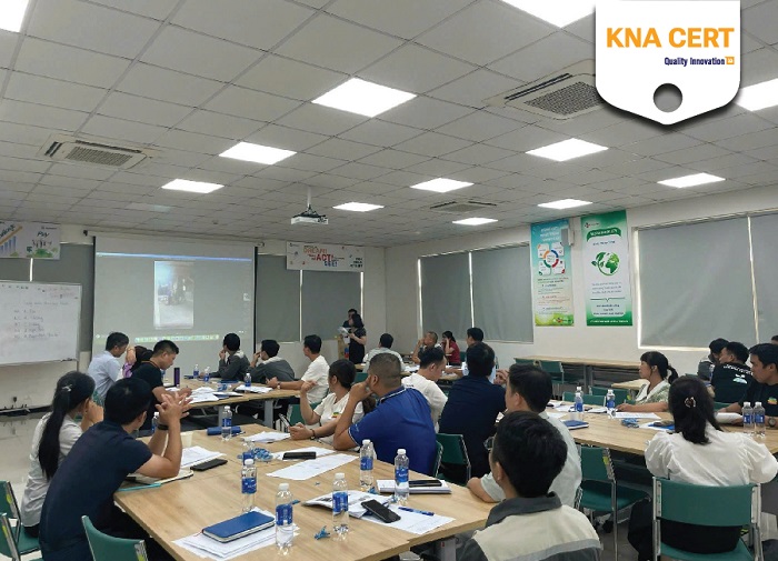 knacert đào tạo kaizen và pdca cho công ty cj