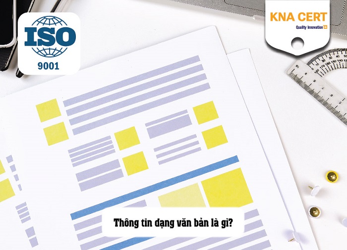 thông tin dạng văn bản trong iso 9001