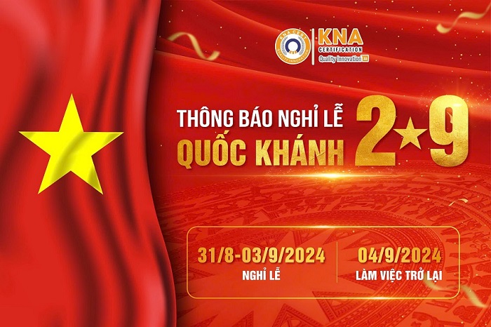 KNACERT thông báo nghỉ lễ Quốc khánh 2-9-2024