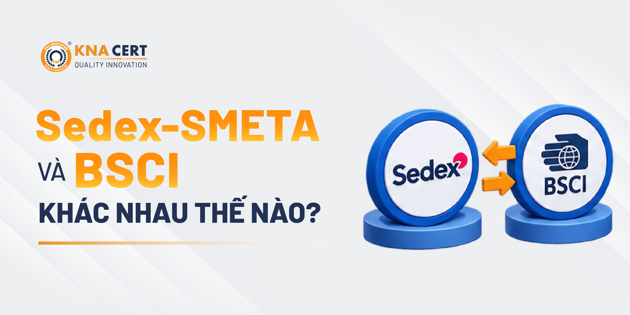 Sedex-SMETA khác BSCI ở điểm nào?