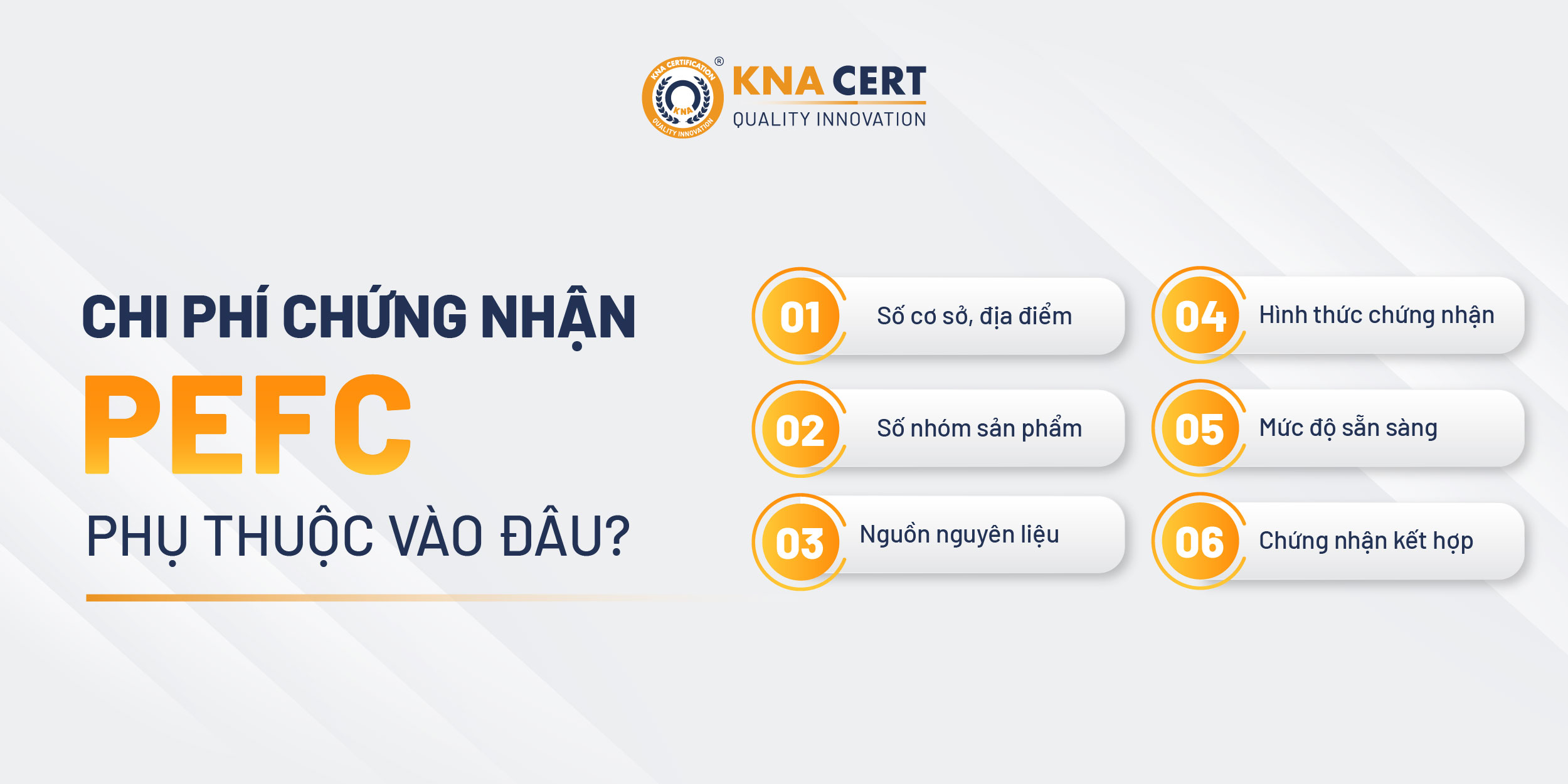 Chi phí chứng nhận PEFC phụ thuộc vào những yếu tố nào?