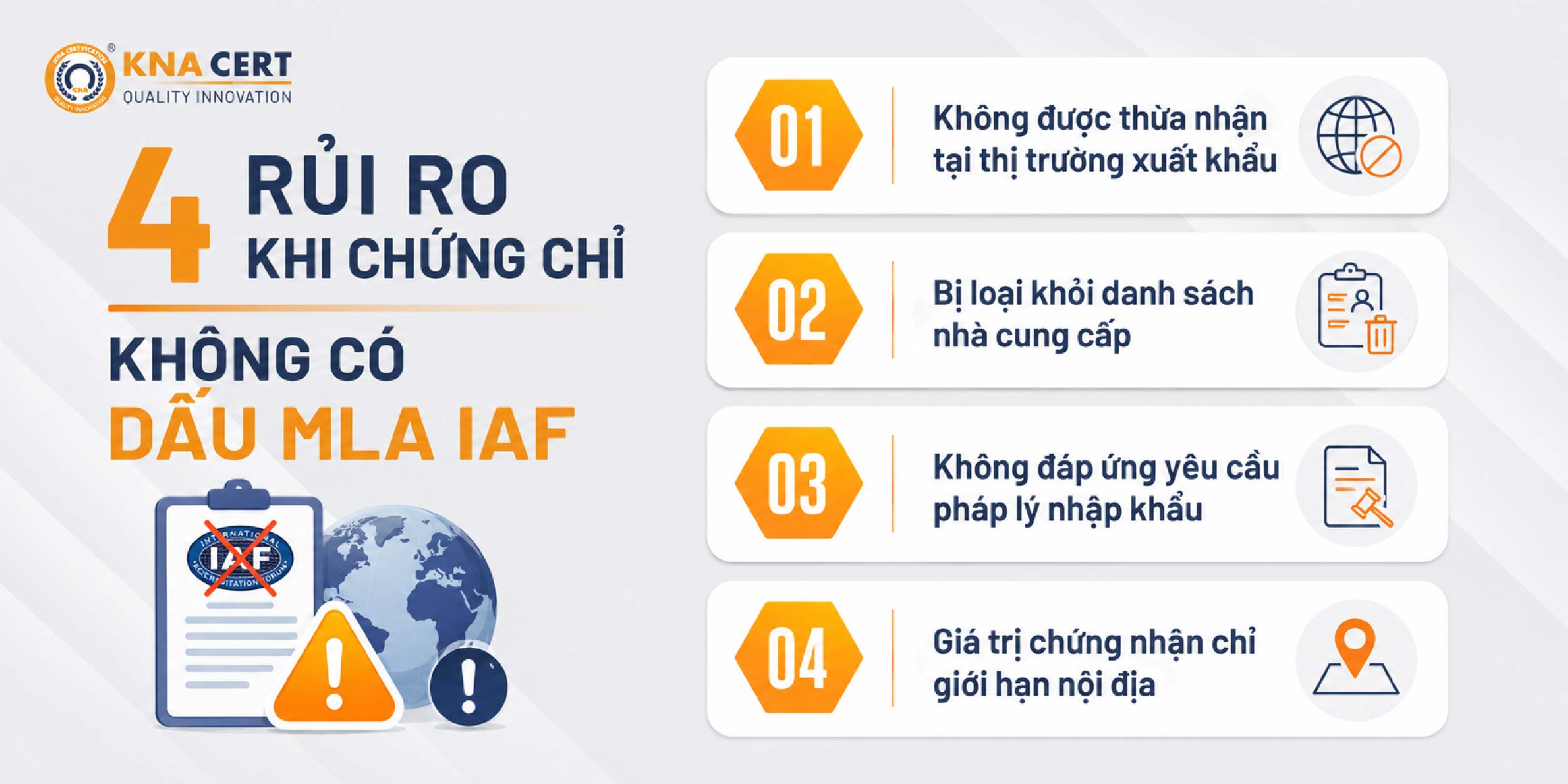 IAF Là Gì? Tìm Hiểu Về Diễn Đàn Công Nhận Quốc Tế 7 Chứng Nhận Không Mang Dấu MLA IAF Tồn Tại Rủi Ro Gì