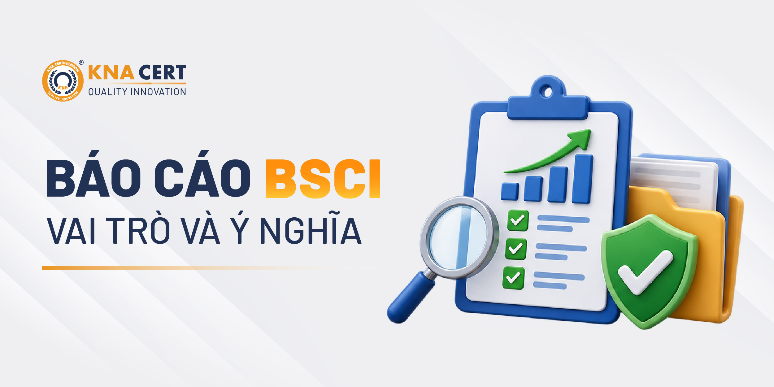 VAI TRÒ CỦA BÁO CÁO ĐÁNH GIÁ BSCI