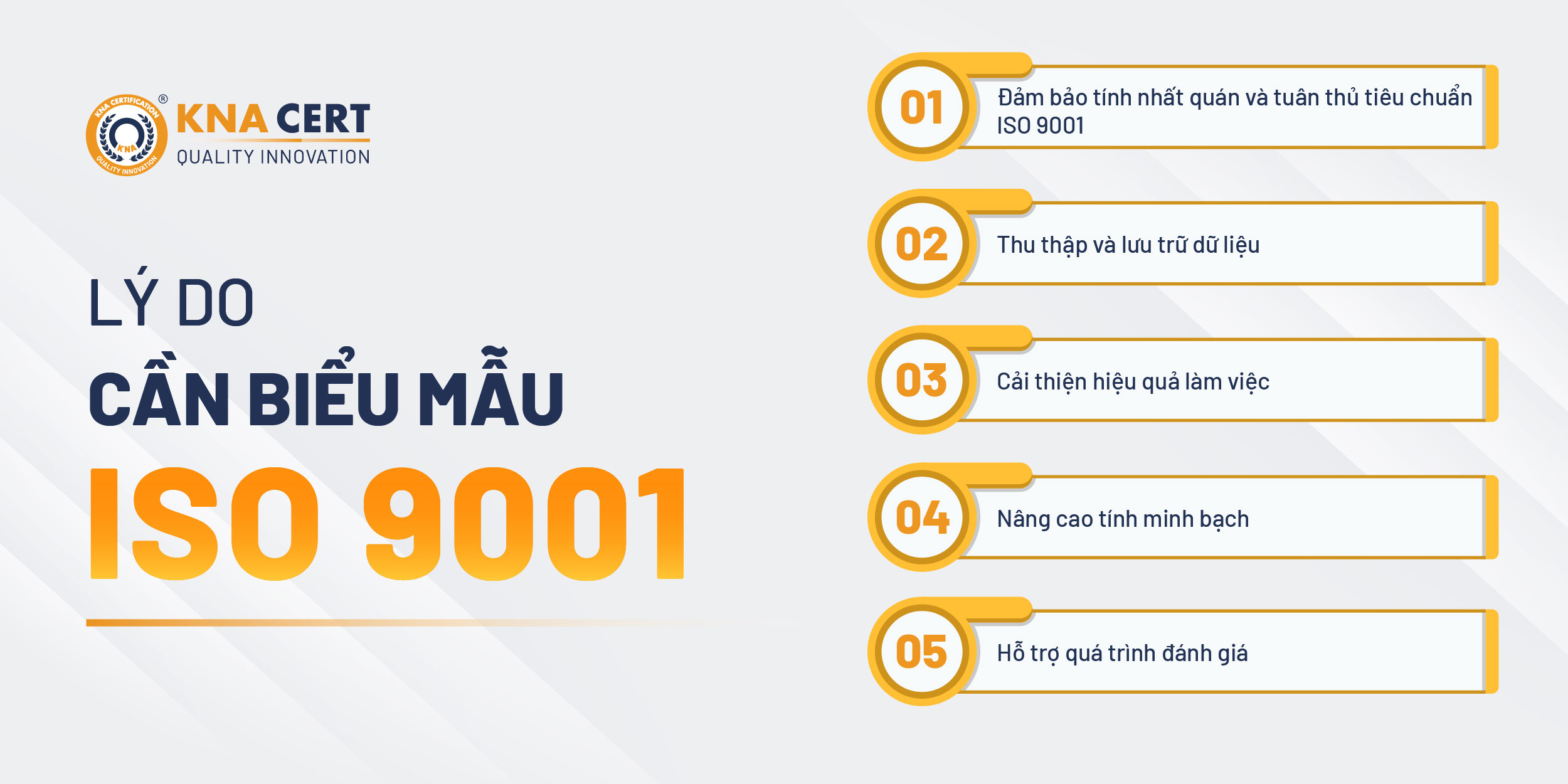 Tại sao cần xây dựng biểu mẫu ISO 9001