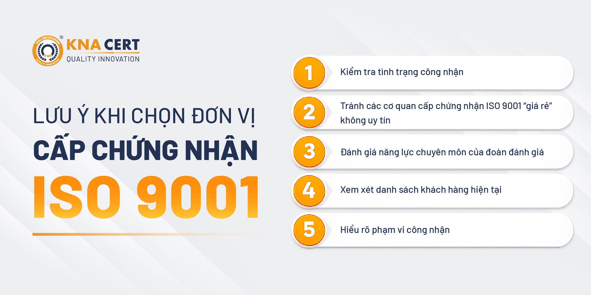 Những lưu ý quan trọng khi lựa chọn cơ quan cấp giấy chứng nhận ISO 9001