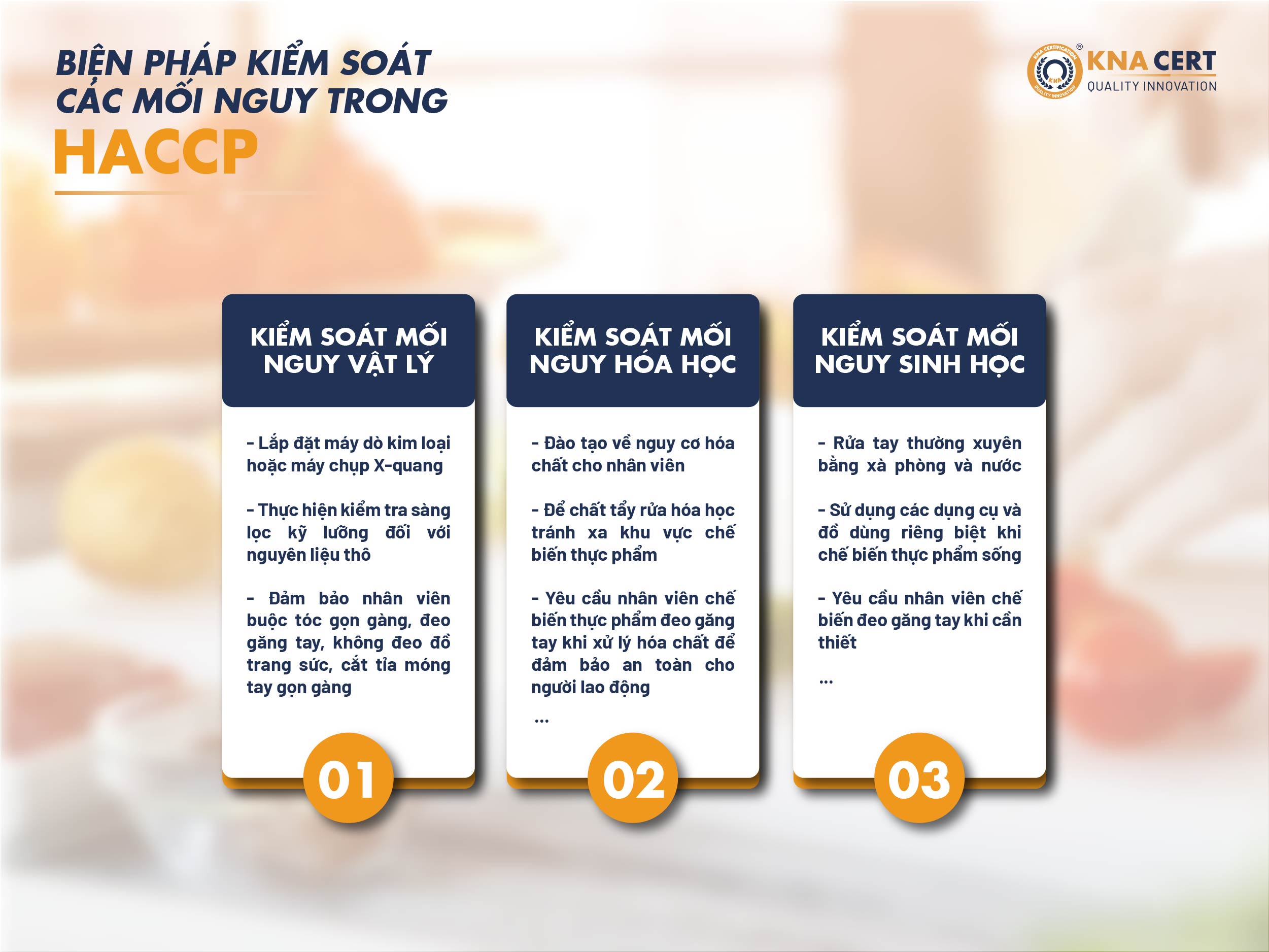 Bien phap kiem soat cac moi nguy trong HACCP