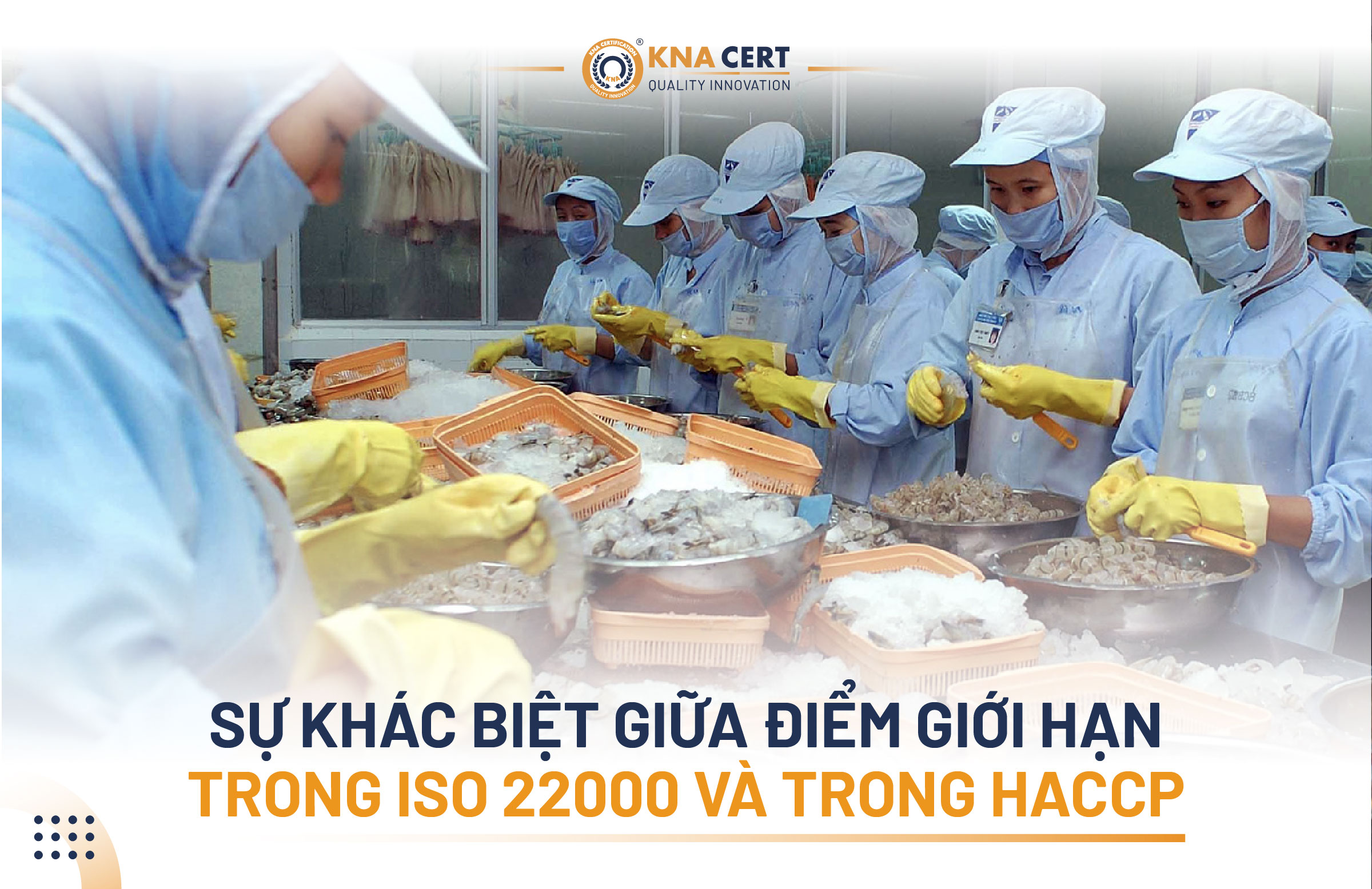 Su khac biet giua diem gioi han toi han trong ISO 22000 va trong HACCP