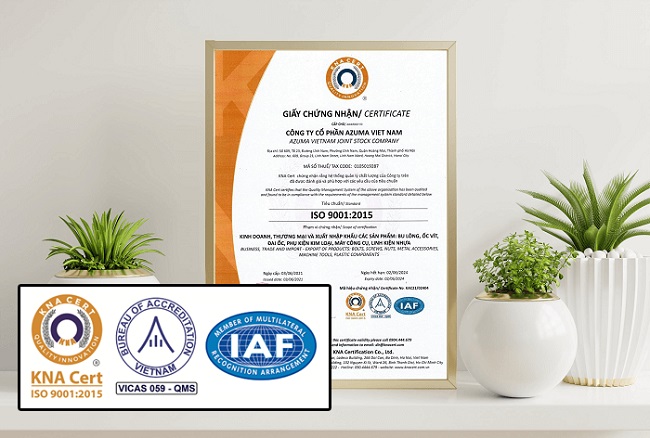 Chứng chỉ ISO 9001 Của KNA CERT – Chứng nhận được công nhận toàn cầu 1 Mẫu chứng chỉ ISO 9001:2015