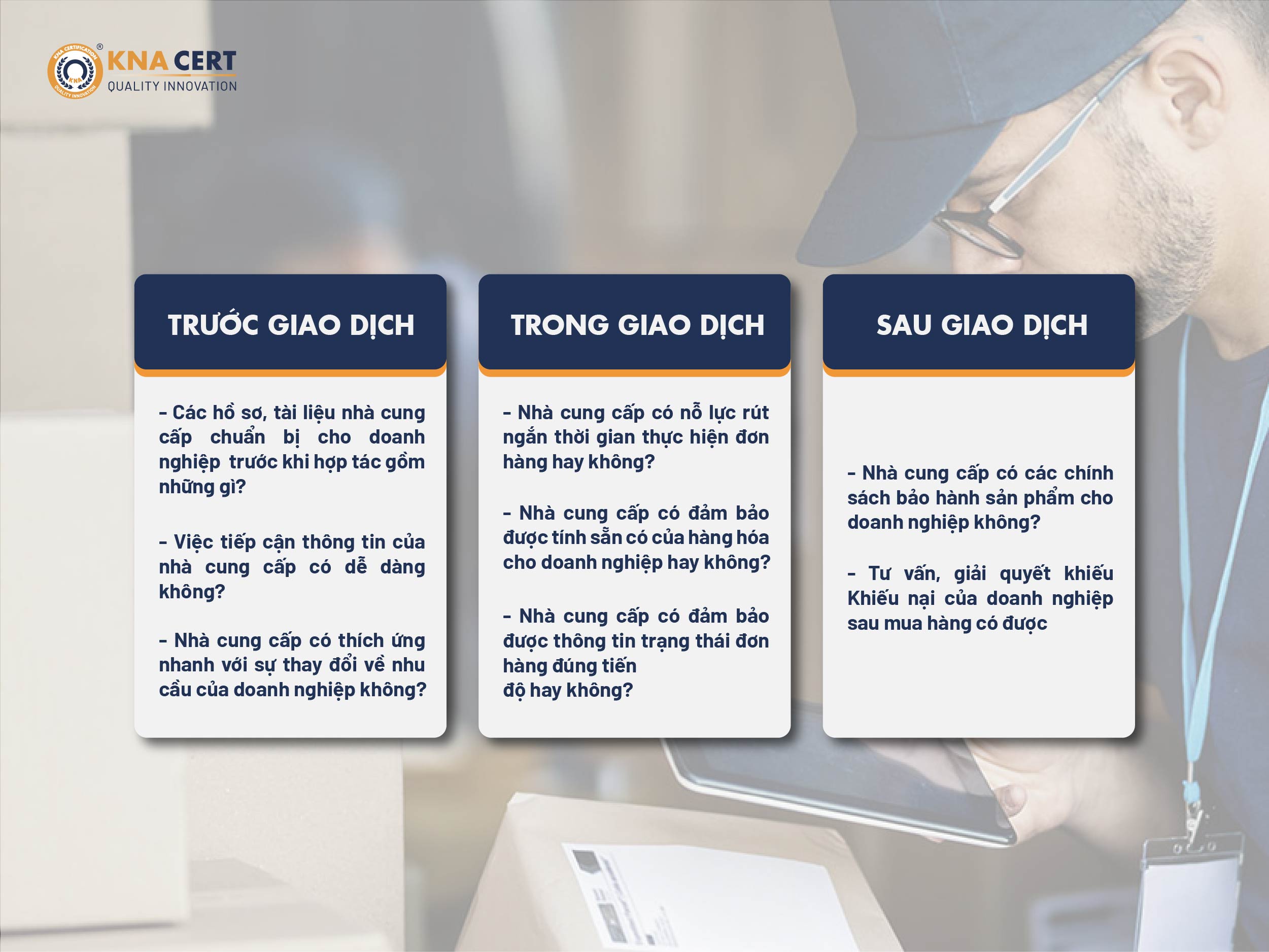 Những tiêu chí đánh giá nhà cung cấp doanh nghiệp nên biết 3 dich vu khach hang cua nha cung cap