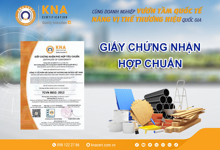 giấy chứng nhận hợp chuẩn là gì 