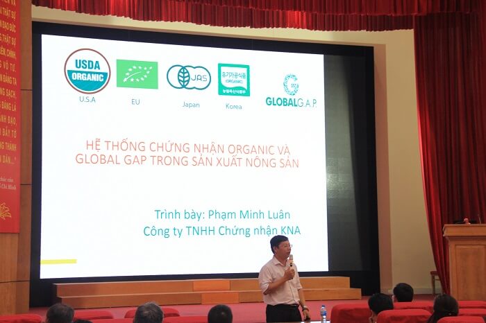 KNA CERT tham dự Hội thảo ứng dụng các giải pháp, công nghệ năng lượng phục vụ sản xuất nông nghiệp tại Hải Phòng 1 hội thảo organic và global gap