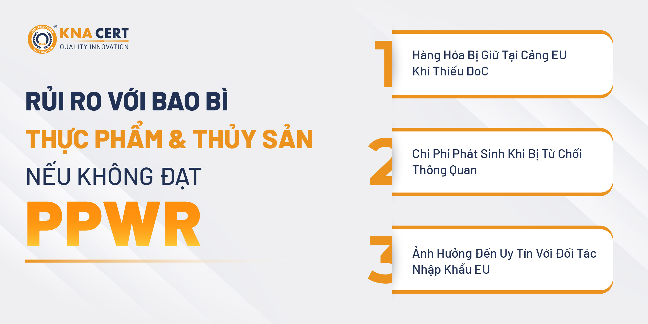 Rủi Ro Khi Bao Bì Thực Phẩm và Thủy Sản Không Đáp Ứng PPWR