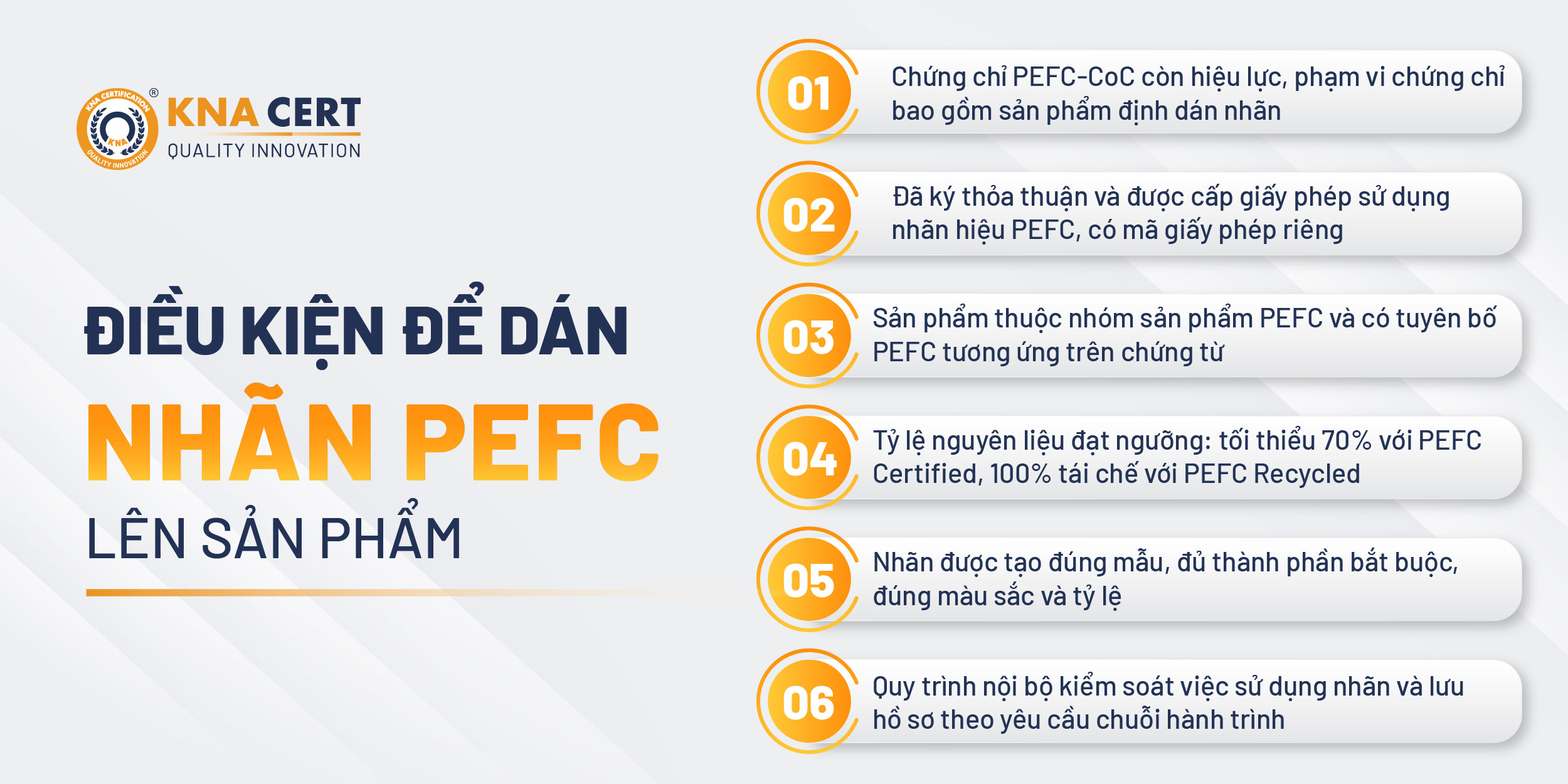 Doanh nghiệp cần đáp ứng điều kiện gì để dán nhãn PEFC lên sản phẩm?