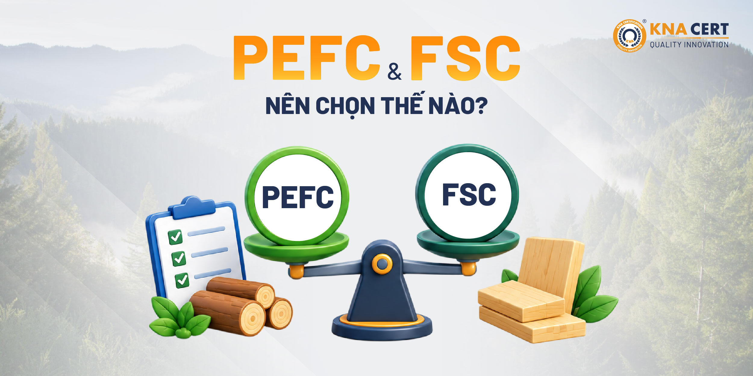 Doanh nghiệp nên chọn PEFC hay FSC?