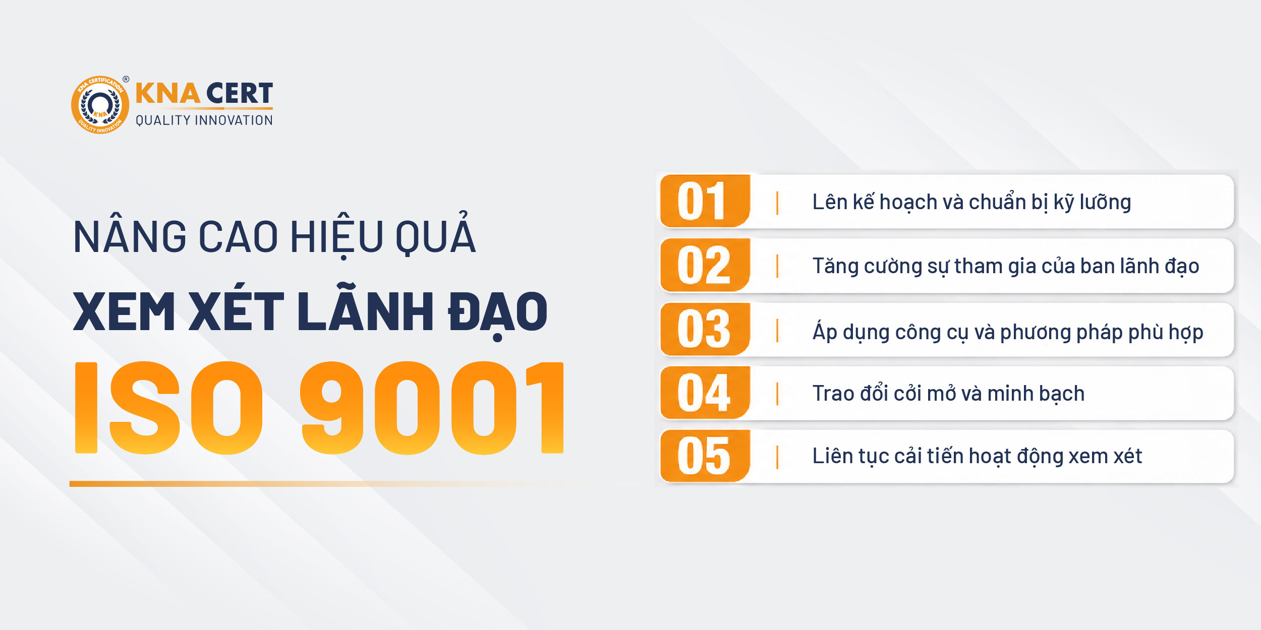 Giải pháp nâng cao hiệu quả khi thực hiện xem xét lãnh đạo theo ISO 9001