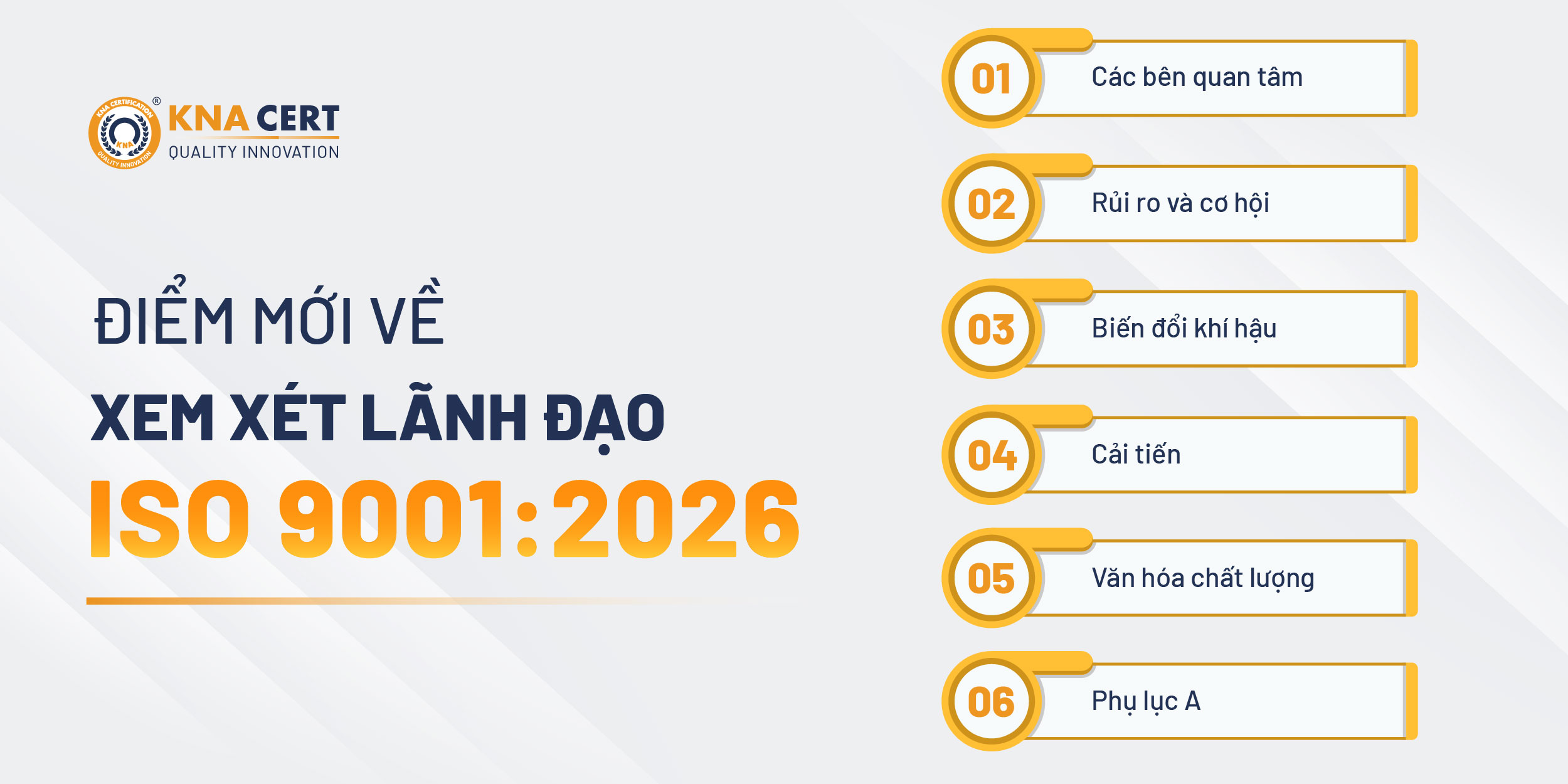 ISO 9001 2026 thay đổi gì ở điều khoản xem xét của lãnh đạo